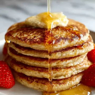 Fluffy Oatmeal Pancakes Without Banana (Flourless)