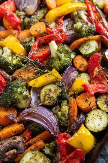 Garlic Herb Roasted Vegetables