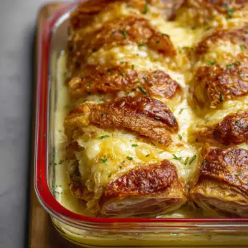 Croque Monsieur Croissant Bake