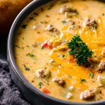 Award Winning Cheeseburger Soup