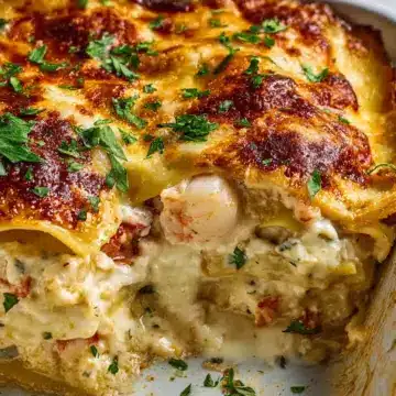 Creamy Seafood Lasagna