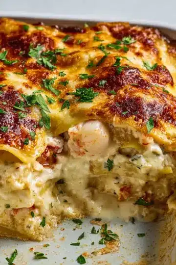 Creamy Seafood Lasagna