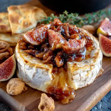 Baked Brie with Fig Jam