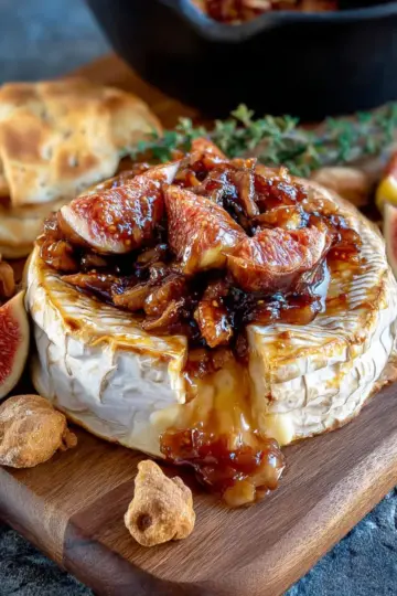 Baked Brie with Fig Jam