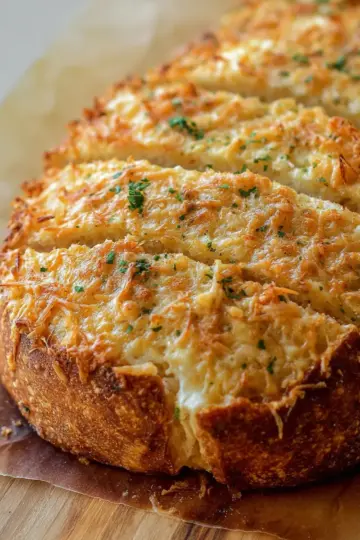 Artisan Garlic Parmesan Bread