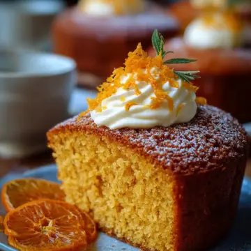 Orange Ginger Honey Cake