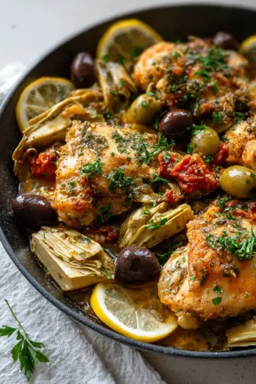 Greek Artichoke Chicken Recipe