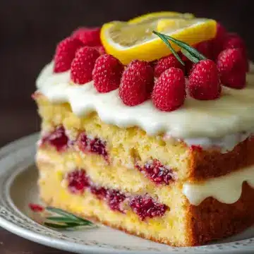 Lemon Raspberry Cake