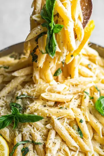 Creamy Lemon Basil Pasta