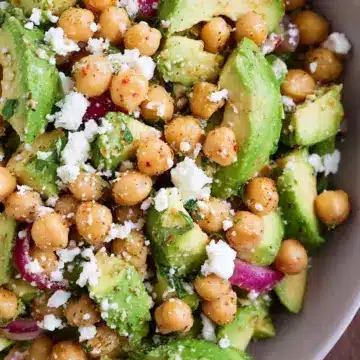 Chickpea, Avocado, & Feta Salad