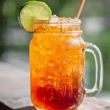 Thai Lime Iced Tea ชามะนาว (cha manao)