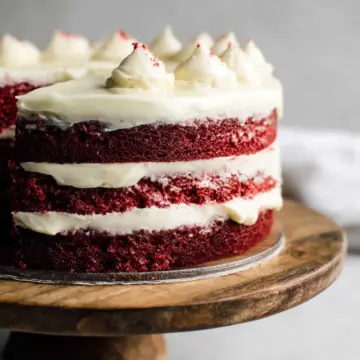 Red Velvet Cake with Cream Cheese Frosting