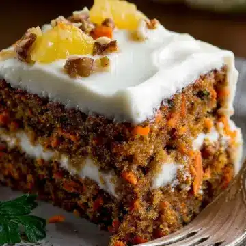 Pineapple Carrot Cake with Cream Cheese Frosting