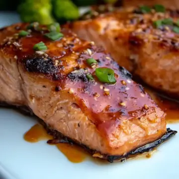 Honey Garlic Glazed Salmon
