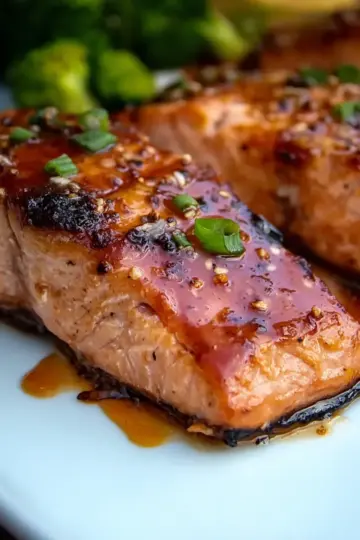 Honey Garlic Glazed Salmon