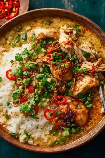 Coconut Chicken Brothy Rice