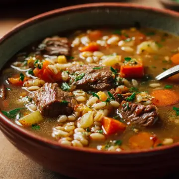 Beef Barley Soup