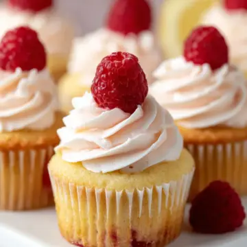 Lemon Raspberry Cupcakes