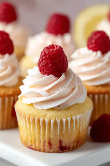 Lemon Raspberry Cupcakes