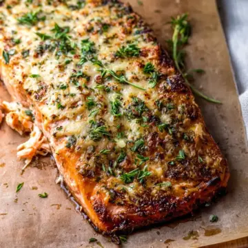 Parmesan-Herb Baked Salmon