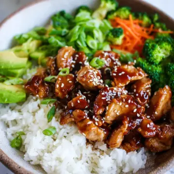Teriyaki Chicken and Rice Bowls