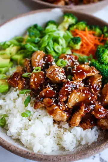 Teriyaki Chicken and Rice Bowls