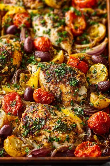 Greek Sheet-Pan Chicken