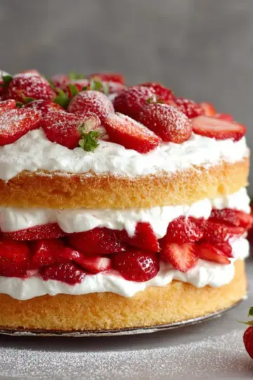 Strawberry Shortcake Cake