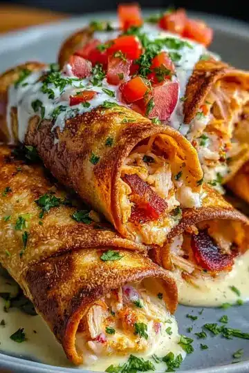 Crispy Crab And Shrimp Queso Taquitos You Can't Resist