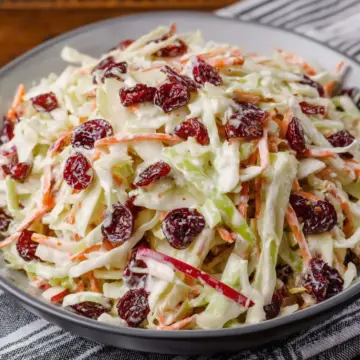 Cranberry Apple Coleslaw