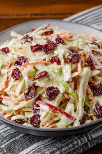 Cranberry Apple Coleslaw