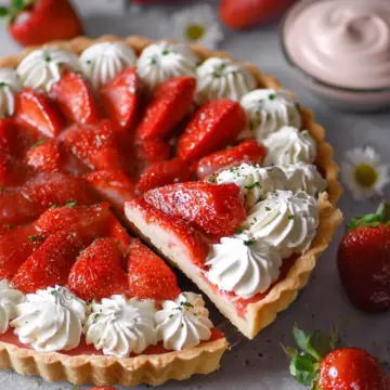 Whipped Strawberry Tart