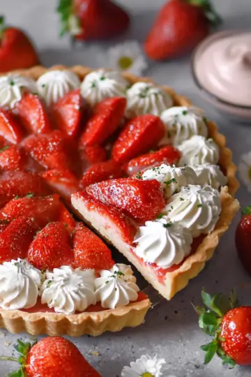 Whipped Strawberry Tart