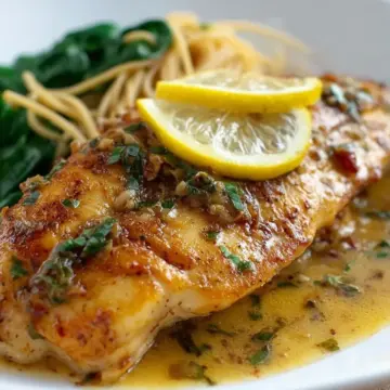 Pan-Seared Tilapia with Lemon Butter Sauce
