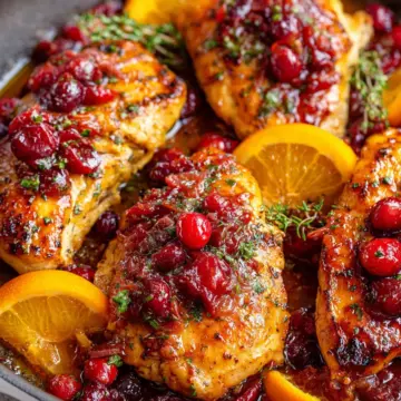Cranberry Orange Chicken Breasts