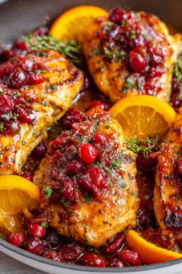 Cranberry Orange Chicken Breasts