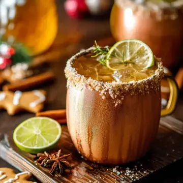 Gingerbread Mule Cocktail
