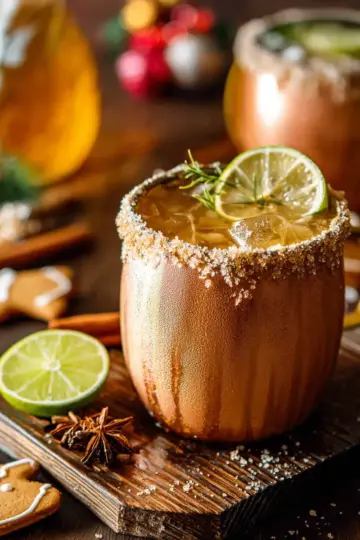Gingerbread Mule Cocktail