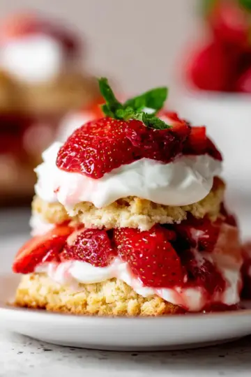 Homemade Strawberry Shortcake