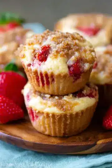 Strawberry Cheesecake Muffins