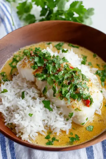 Baked Coconut Curry Cod Recipe