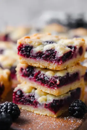 Blackberry Pie Bars