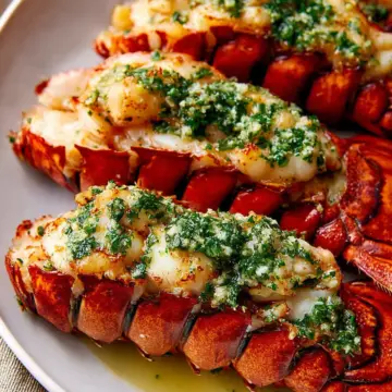 Baked Lobster Tails with Garlic Butter