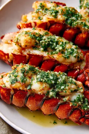 Baked Lobster Tails with Garlic Butter
