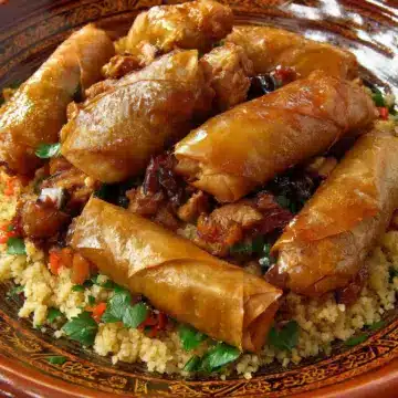 Moroccan Chicken Briouat Recipe
