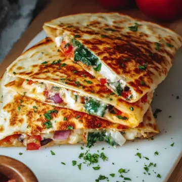 Mediterranean Quesadilla