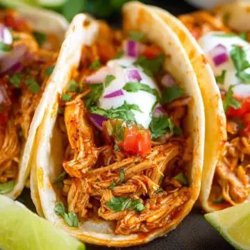 Shredded Chicken Tacos