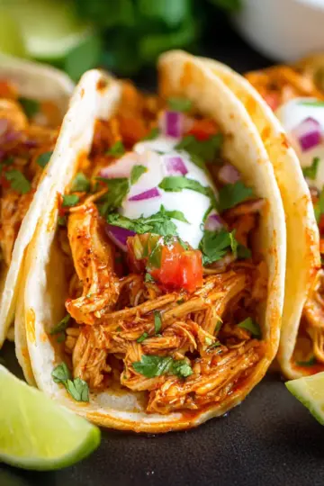 Shredded Chicken Tacos