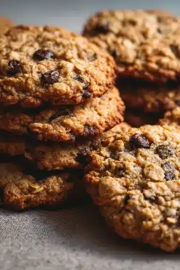 Chewy Chocolate Chip Oatmeal Cookies