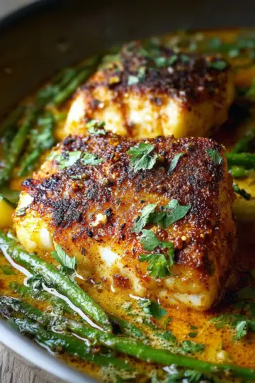 Cajun Garlic Butter Cod